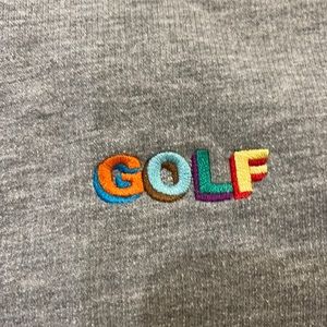 Golf WANG medium sweatshirt heathered gray crew